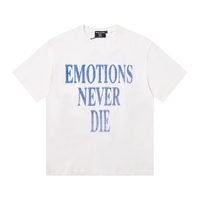 Nouveau modèle tendance T-shirt oversize respirant multicolore aqua de la marque Mixed EMOTION pour usage quotidien