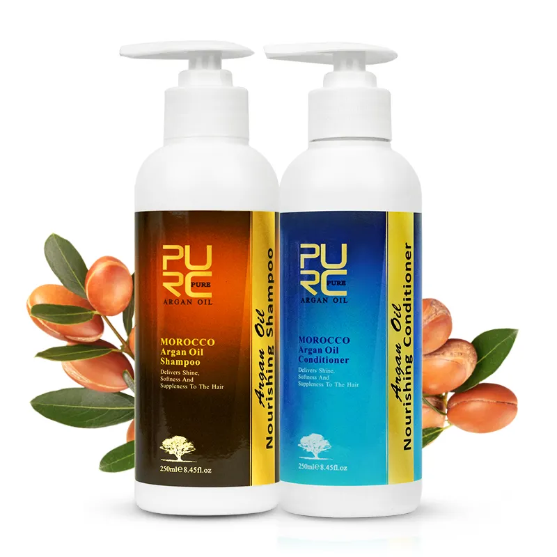 Groothandel Argan Olie Shampoo En Conditioner Maken Haar Zacht Glad En Glanzend Haar Shampoo