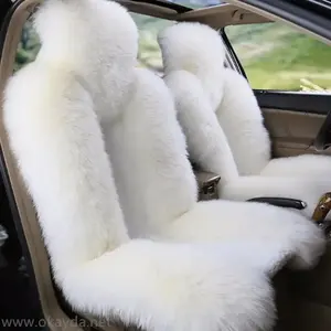 Fit Mercedes benz accessories genuine sheepskin car seat cover