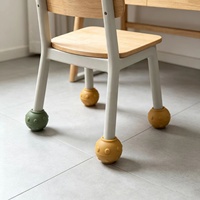Protège-pieds de chaise en caoutchouc personnalisés, forme ronde, antidérapants, pour pieds de canapé, table, chaise