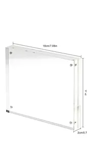 <span class=keywords><strong>Acrylic</strong></span> khung ảnh từ khối hai mặt miễn phí đứng <span class=keywords><strong>Acrylic</strong></span> khung 5x7 4x6 - Product Image 6