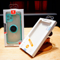 Boîte d'Emballage Portable en Carton Blanc Neutre Universel pour Coques de Téléphone Portable – Solution de Conditionnement Riche en Fonctionnalités