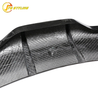 Diffuseur arrière en fibre de carbone sèche modèle S de style V pour Tesla Model S Sedan, protection de pare-chocs arrière en carbone véritable, finition brillante