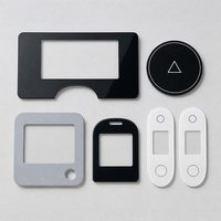 Panneau d'éclairage personnalisé OEM ODM en PMMA, découpe CNC, plaque de commande tactile pour lampe intelligente