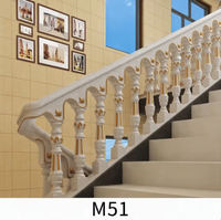 Moule en plastique ABS pour balustres de rampe d'escalier classiques, colonnes décoratives, piliers et projets de balustrades intérieures