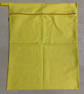 Free Sample Pet <b>Laundry</b> <b>Bag</b>, Yellow Filters Pet Hair Petwear Wash <b>Bag</b> for Washing Machine <b>with</b> YKK <b>Zip</b> for Pet Bedding Blankets - Product Image 1