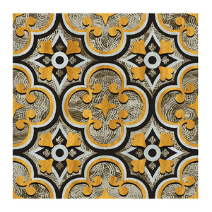 Tapis modulaire en nylon imprimé de style <span class=keywords><strong>baroque</strong></span> élégant, design moderne à feuilles d'or, dalles de moquette souples pour bureaux et villas de luxe - Product Image 6