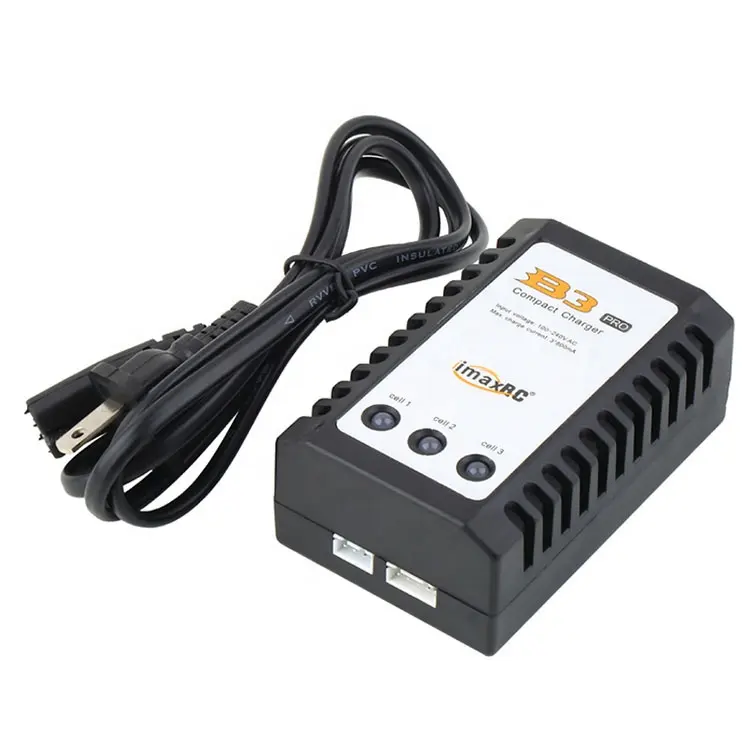 Cân Bằng Sạc Pin IMAX B3 Pro Nhỏ Gọn 10W 2S 3S Lipo Cung Cấp Điện Sạc Cho RC Máy Bay Trực Thăng Pin Lipo Airsoft Xe