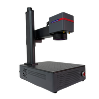 Machine de marquage laser à fibre 30W, nouvelle génération, avec positionnement par vision IA, gravure laser 3D sur surfaces courbes, métal, acier inoxydable, codes QR et logos