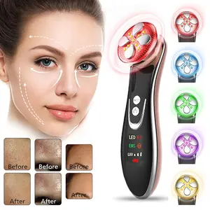 Beauty Trending Apparaten Hoge Frequentie Ionische Porie Cleanser Led Photon Therapie Vibrerende Gezichtsverzorging Spa Machine