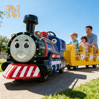 Train sans rails Nova Rides pour parc d'attractions TLT-KT12, train électrique pour enfants, train touristique, train électrique sur route personnalisé