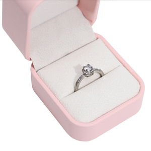 Luxury Square Simple Leather Jewelry <b>Box</b> Packaging for <b>Rings</b> Necklaces Bracelets Set - Product Image 6