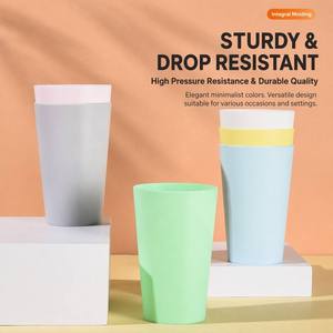Vaso de Plástico Irrompible, Apilable, Libre de BPA, Colorido, de PP Mate, para Hotel, Baño, Restaurante, para Beber Cerveza, Jugo - Product Image 3