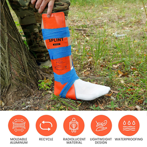 Medische EHBO Nood Flexibele Schuim Oprolbare Gewatteerde Aluminium Spalk Voor Lichaam - Product Image 4