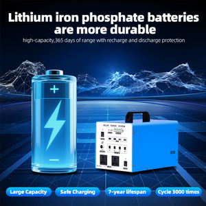 แหล่งจ่ายไฟพกพา aiya600W พร้อมตัวควบคุม MPPT ความจุขนาดใหญ่ 100ah แบตเตอรี่สำรองพลังงานสำหรับใช้งานกลางแจ้ง - Product Image 4