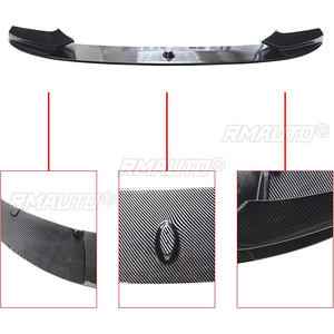 <b>Car</b> Front Bumper Lip <b>for</b> BMW F10 5 Series 535i 528i M Sport 2011-2016 Body Kit Aprons Trim <b>Diffuser</b> Splitters Carbon Fiber Style - Product Image 6