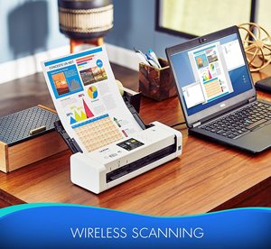 Anh em ADS-1700W máy quét di động A4 thẻ công chứng không dây giấy dài A4 Mạng hai mặt di động di động - Product Image 6