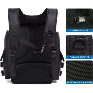 Muestra gratuita: Bolsa de almacenamiento para equipo de pesca, mochila para aparejos de pesca con compartimentos y bolsillos para cajas de aparejos - Product Image 4