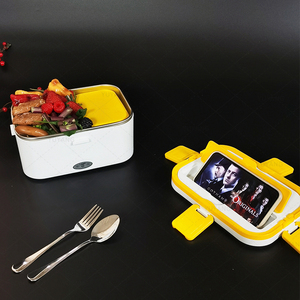 Boîte à lunch thermique chaude 304 récipient alimentaire en acier inoxydable chauffage électrique boîtes à lunch <span class=keywords><strong>pour</strong></span> voiture camion bureau - Product Image 3
