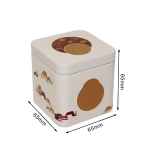 Caja <span class=keywords><strong>de</strong></span> Metal Personalizada para Té, Envase <span class=keywords><strong>de</strong></span> Grado Alimenticio para Almacenamiento <span class=keywords><strong>de</strong></span> Té a Granel - Product Image 2