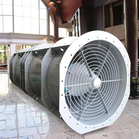 Ventilateurs à moteur en acier inoxydable à haute poussée, induction d'air efficace pour la ventilation des tunnels et souterraines