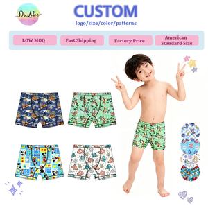 공장 제조업체 어린이 속옷 트렁크 소년 대나무 아기 속옷 팬티에 대한 사용자 정의 복서 개요 - Product Image 1