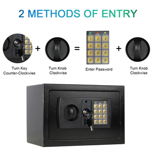 380*300*300mm Nặng nhiệm vụ khách sạn treo tường chống cháy điện tử kỹ thuật số khóa an toàn hộp sản xuất thép Bí Mật Mã truy cập - Product Image 2