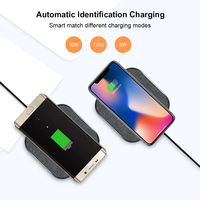 Vente en gros 15w Chargeur sans fil pour iPhone 14 13 12 11 Pro Max X 8 Samsung Xiaomi Chargeurs de téléphone Induction Charge rapide