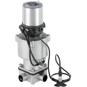 วาล์วไดอะแฟรมมัลติพอร์ต Burkert Robolux 8806 สีเงิน พร้อมระบบควบคุมและฟีดแบค - Product Image 2