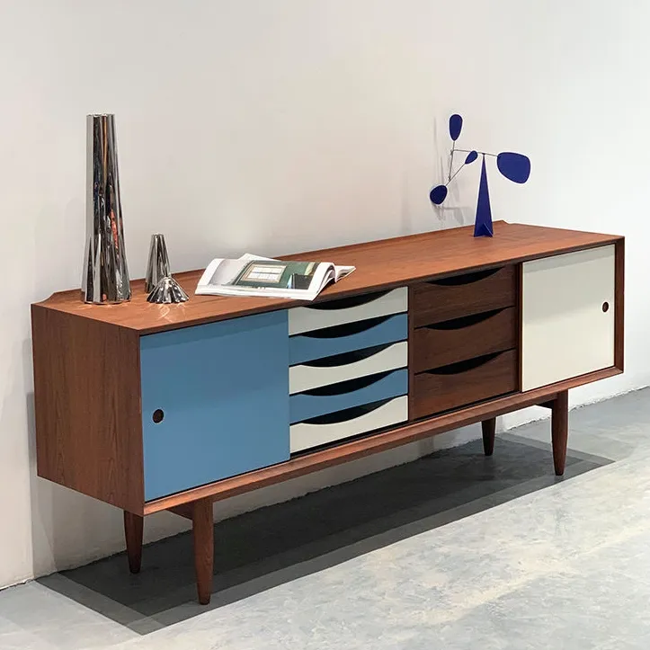 Eetkamer Meubels Italiaanse Mid Century Art Decoratieve Houten Buffet Dressoir Kast Voor Slaapkamer