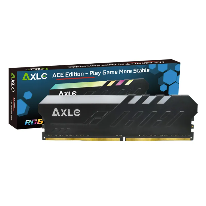 Axle PC DDR4 8GB 16GB 32 GB3200MHzデスクトップU-Dimm内部メモリRAM RGB、小売パッケージメモリモジュール付き