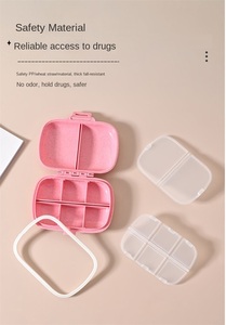 Scatola Portatile per Pillole, Organizzatore Giornaliero di Medicinali per 7 Giorni, Portapillole da Viaggio - Product Image 3