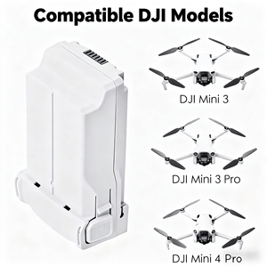 Batteria LiPo per Drone 7.38V 3850mAh Compatibile con D J I Mini <span class=keywords><strong>4</strong></span> Pro <span class=keywords><strong>3</strong></span> Pro <span class=keywords><strong>3</strong></span>, Batteria di Ricambio per UAV - Product Image 6