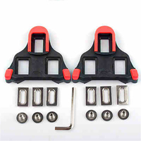 PD-M06 pour pédales en plastique noir pour vélos de route et VTT, clips autobloquants, légers et durables