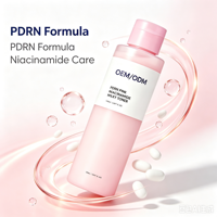 Tonique Visage Lacté Rose PDRN 150ml à la Niacinamide pour Réparation de la Barrière Cutanée, Anti-Rougeurs, Lissant, Luxe, ODM/OEM