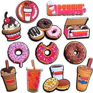 2025รองเท้าพีวีซีดีไซน์ใหม่ที่มีสเน่ห์ออกแบบได้เองเครื่องประดับรองเท้าขนมอุดตันเสน่ห์ - Product Image 1