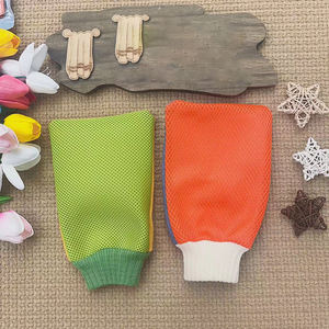 ผ้าขนหนูขัดผิว ผ้าขนหนูขจัดคราบ ผ้าขัดหลัง ถุงมือขัดผิวสำหรับใช้ในบ้าน - Product Image 2