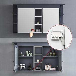 Loquet à ressort pour porte d'armoire en forme de trompe d'éléphant, en acier laminé à froid, crochet de penderie, design minimaliste, durable - Product Image 2