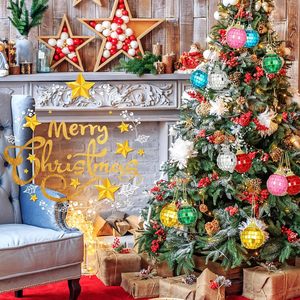 Ornements <span class=keywords><strong>de</strong></span> Noël Chuang <span class=keywords><strong>De</strong></span> faits à la main, écologiques, colorés, boules disco, décorations <span class=keywords><strong>de</strong></span> sapin <span class=keywords><strong>de</strong></span> Noël scintillantes <span class=keywords><strong>en</strong></span> miroir pour Noël - Product Image 2