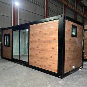 Luxe personnalisé 20ft expédition pliant économique conteneur maison fait panneau sandwich matériel - Product Image 1