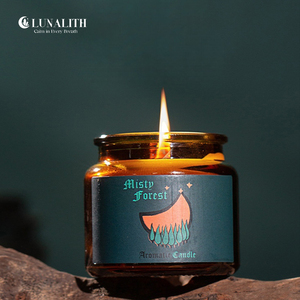 Pot <span class=keywords><strong>en</strong></span> verre ambré irrégulier personnalisé de petite taille avec couvercle et emballage <span class=keywords><strong>en</strong></span> boîtes |   Bougie parfumée miniature <span class=keywords><strong>en</strong></span> cire de soja naturelle faite à la main, <span class=keywords><strong>vente</strong></span> <span class=keywords><strong>en</strong></span> gros - Product Image 6