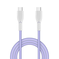 Câble de charge rapide OTG Type-C PD 60W personnalisé avec logo TPE durable, moderne, pour la promotion et les affaires
