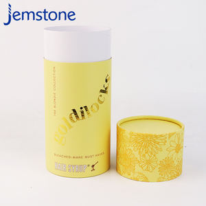 Caja de embalaje de cilindro de tubo de papel de materiales seleccionados biodegradables para regalo cosmético - Product Image 3