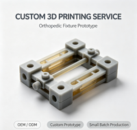 Échantillon de prototype de dispositif médical personnalisé, bloc de localisation chirurgical pour fixateur externe orthopédique, service d'impression 3D