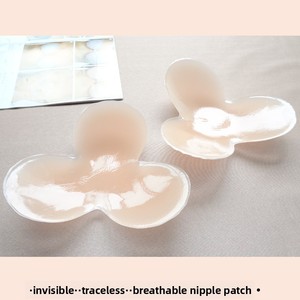 Cache-tétons adhésifs en silicone transparent, inserts de soutien-gorge invisibles, pétales de poitrine pour robe de mariée, décolleté plongeant, bustier, femme - Product Image 5