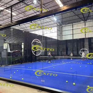 Venta al por mayor montado caliente-venta deportes Padel cancha panorámica Campi Da Padel con alta calidad y maravillosa pista de pádel - Product Image 4