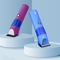 Kit de toilettage professionnel pour chiens avec tondeuse sans fil, ciseaux en plastique pour le nettoyage et la coupe des poils des animaux domestiques