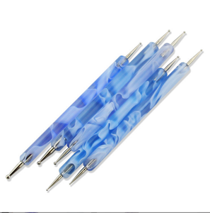 แปรงจุดสีเล็บอะคริลิค5ชิ้น/เซ็ตสีที่แตกต่างกัน - Product Image 5