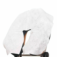 Draps de table de massage jetables Coussinets d'appui-tête Taie d'oreiller pour le visage Housse de coussin Table de berceau de massage pour le visage Couvertures d'appui-tête