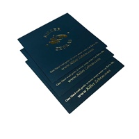 Service d'impression de brochures personnalisées avec options de finition gaufrée sur carton de taille personnalisée - Étiquettes suspendues et prospectus numériques